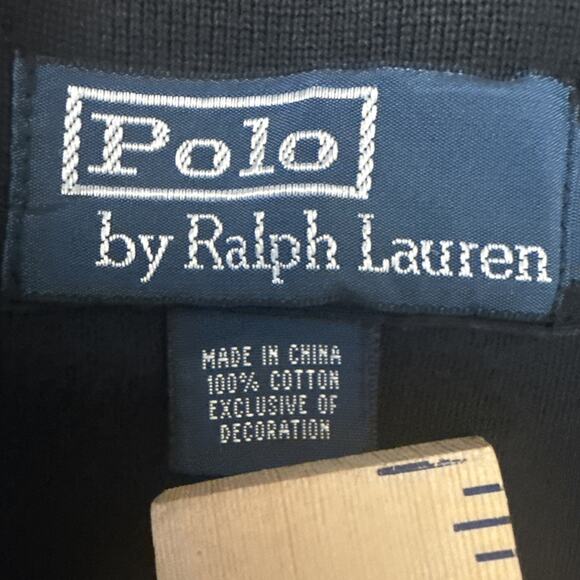 Men’s 2XL Vintage Polo Ralph Lauren Polo Shirt, Soft Cotton, Short Sleeve, Black - Picture 3 of 6